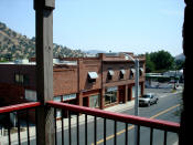 The balcony where the "Woman" spirit visits