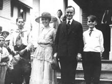 The Coolidge Family: Calvin Jr., Grace, Calvin Sr. and John