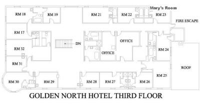 Golden North Hotel's Third Floor 
