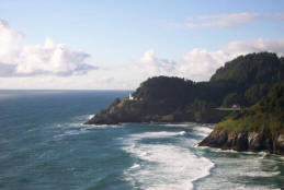 Heceta Head coastline