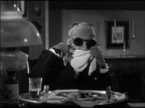 Claude Rains as The Invisible Man