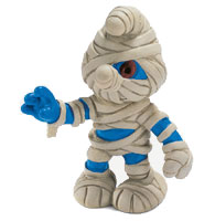 Smurf mummified!